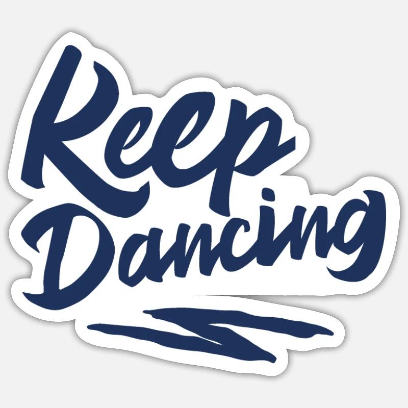 Dancer - Sticker size S (10 x 10 cm) - white matte