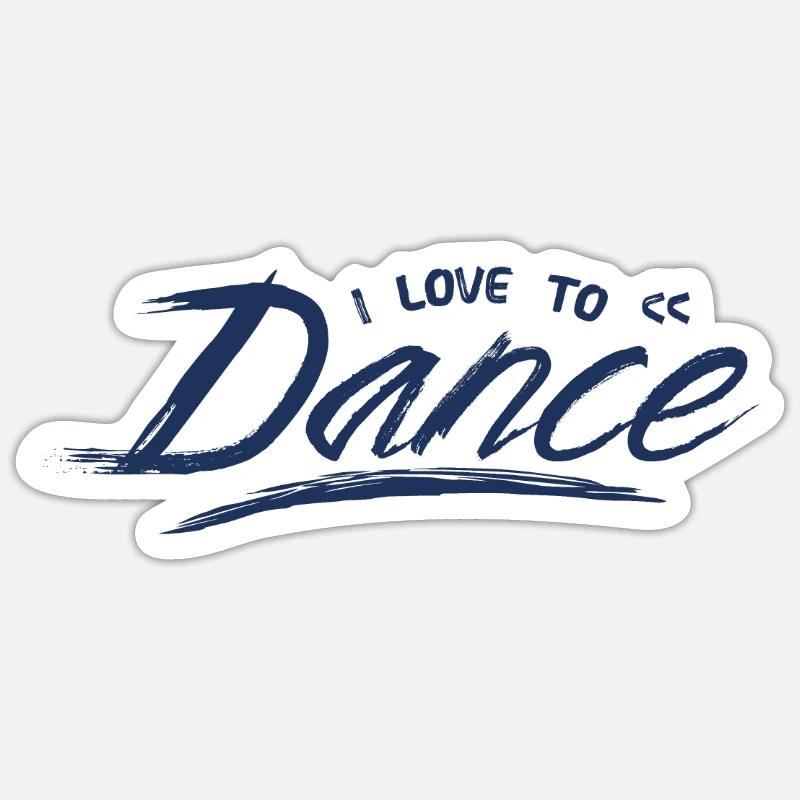 Danse Sticker taille S (10 x 10 cm)