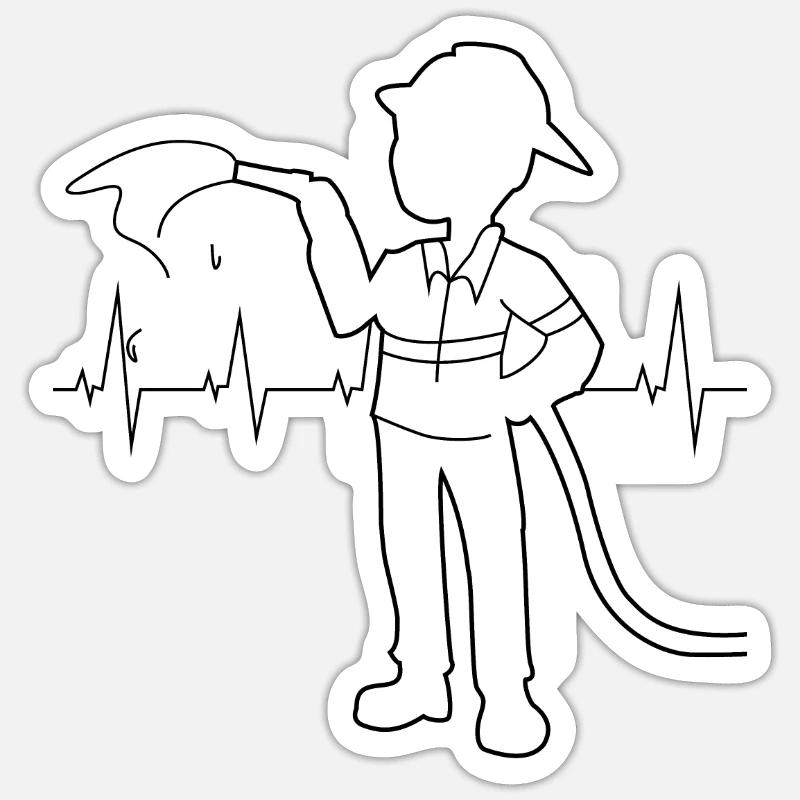 Sticker size S (10 x 10 cm) - 