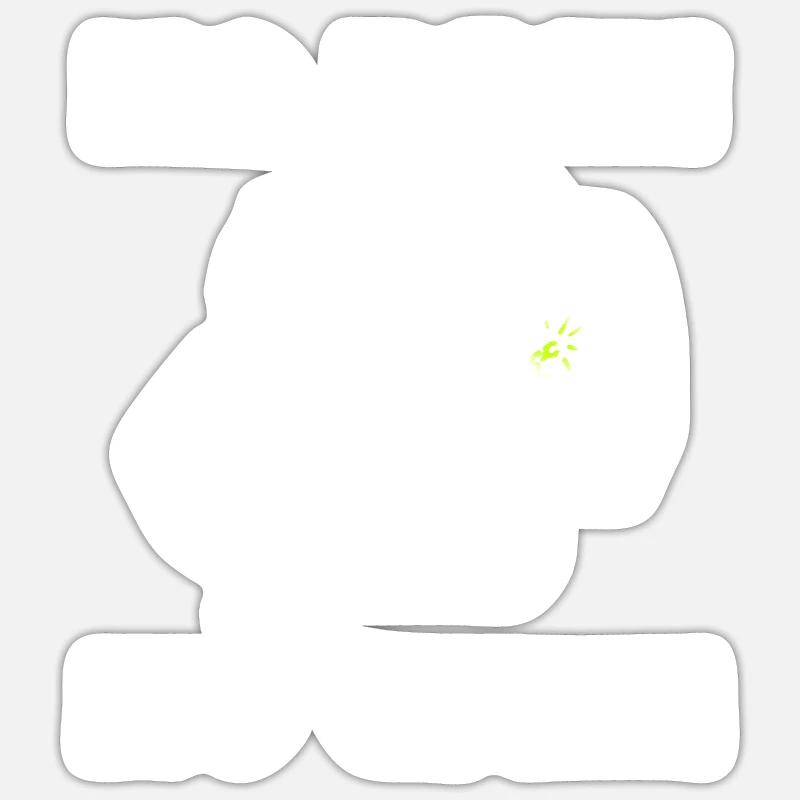 Pas de douleur, pas de gain Sticker taille S (10 x 10 cm)