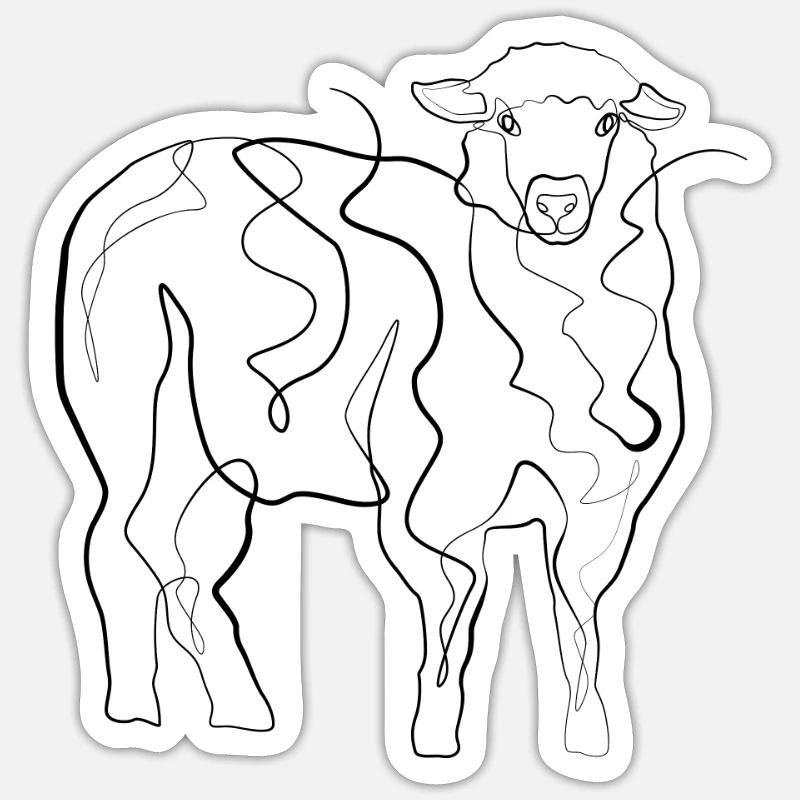 Sticker Größe S (10 x 10 cm) - 