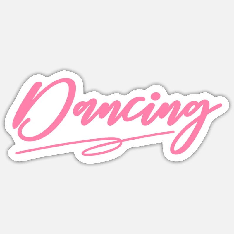Danse Danseur École de danse Danse Danse Sticker taille S (10 x 10 cm)