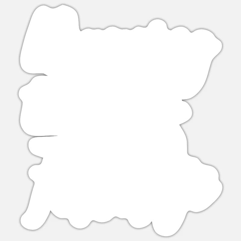 Running - Sticker Größe S (10 x 10 cm) - Mattweiß