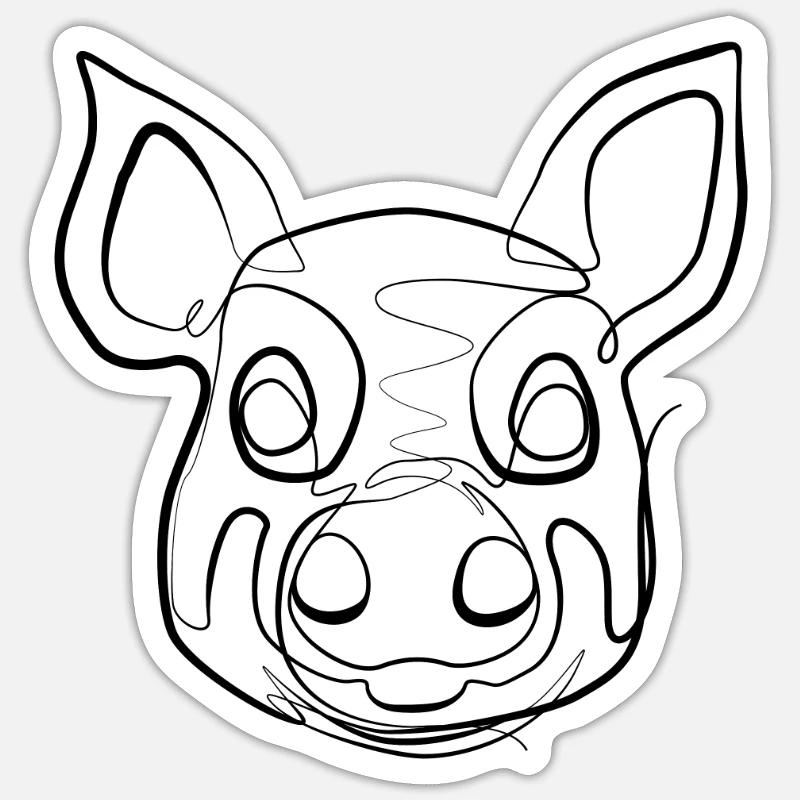 Sticker Größe S (10 x 10 cm) - 