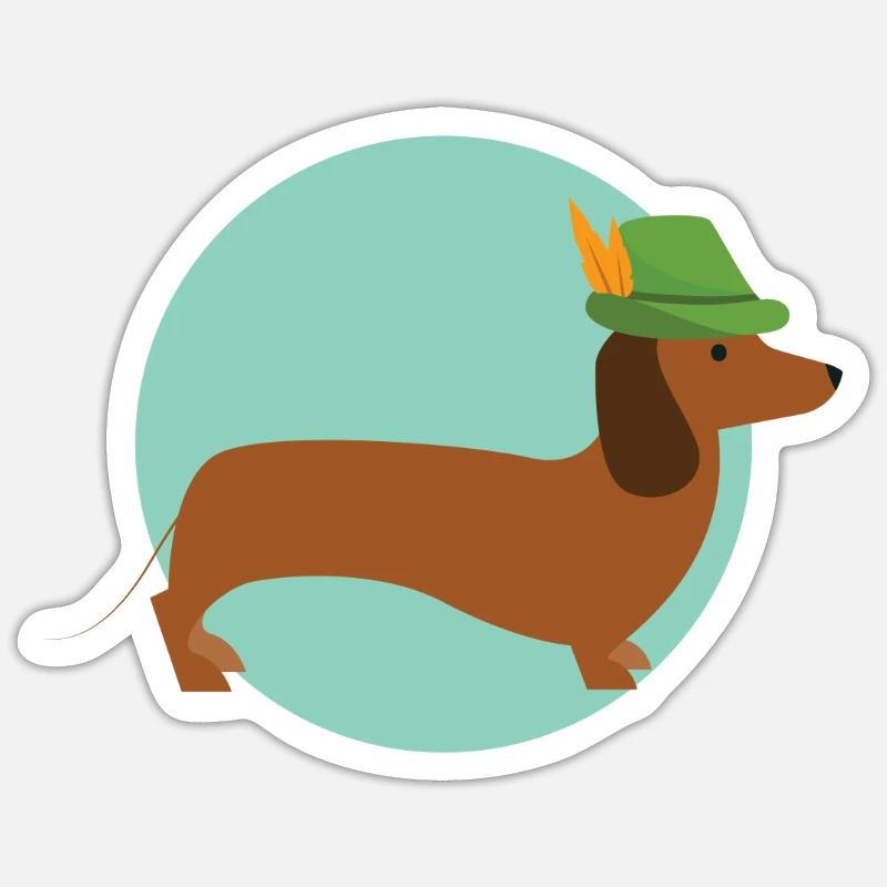 Jäger - Sticker Größe S (10 x 10 cm) - Mattweiß