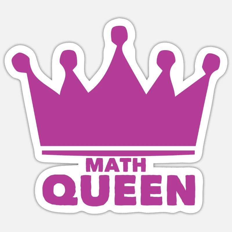 Math - Sticker size S (10 x 10 cm) - white matte