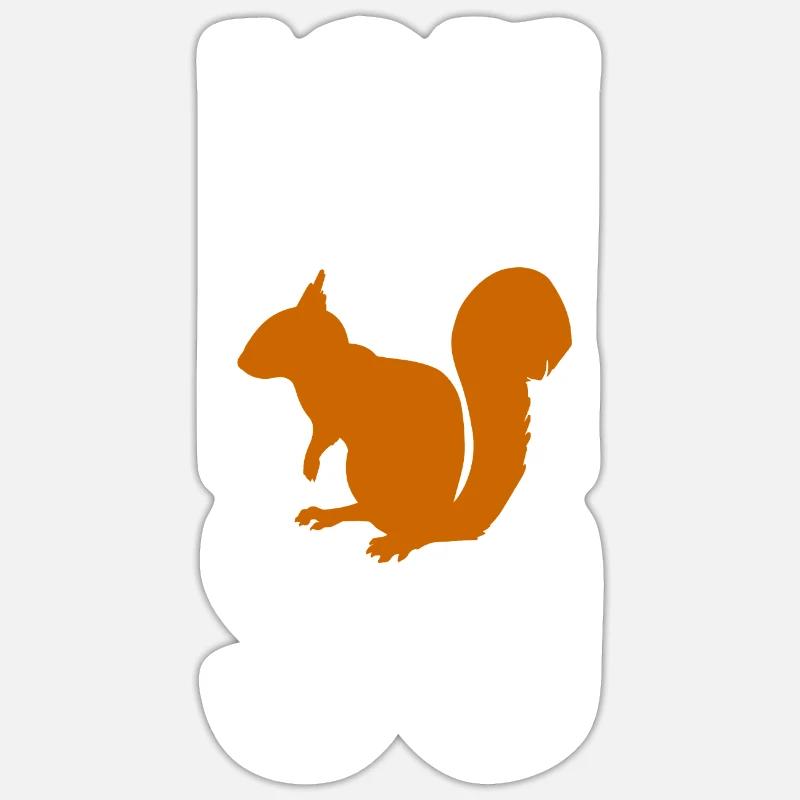 ich bin so hörnchen, so völlig hörnchen Sticker Größe S (10 x 10 cm)