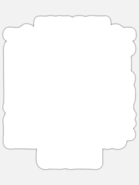 25.Geburtstag - Sticker Größe S (10 x 10 cm) - Mattweiß