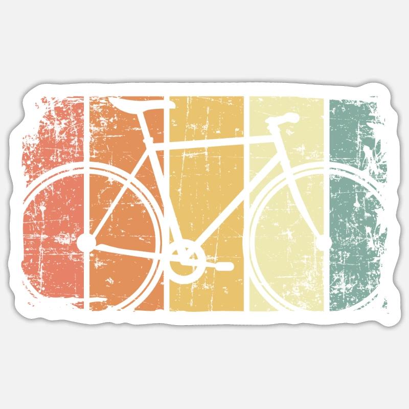 Vélo Sticker taille S (10 x 10 cm)