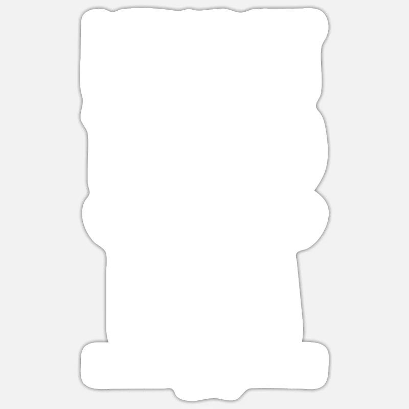 Running - Sticker Größe S (10 x 10 cm) - Mattweiß