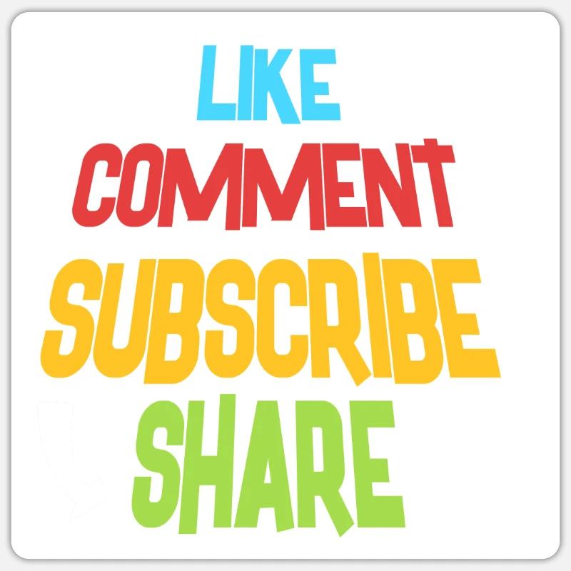 Vlogger Beauty Vlogger Cadeau - Sticker taille S (10 x 10 cm) - blanc mat