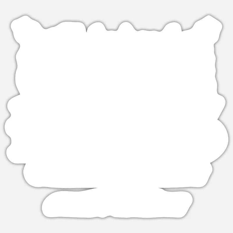 La créativité de la basse Sticker taille S (10 x 10 cm)