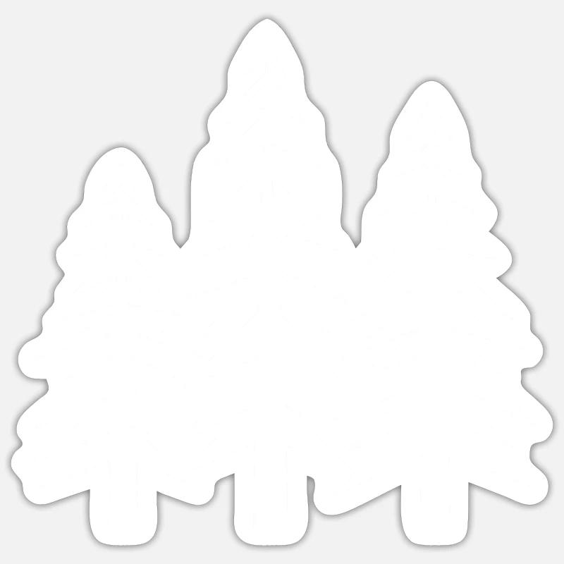 Förster - Sticker Größe S (10 x 10 cm) - Mattweiß