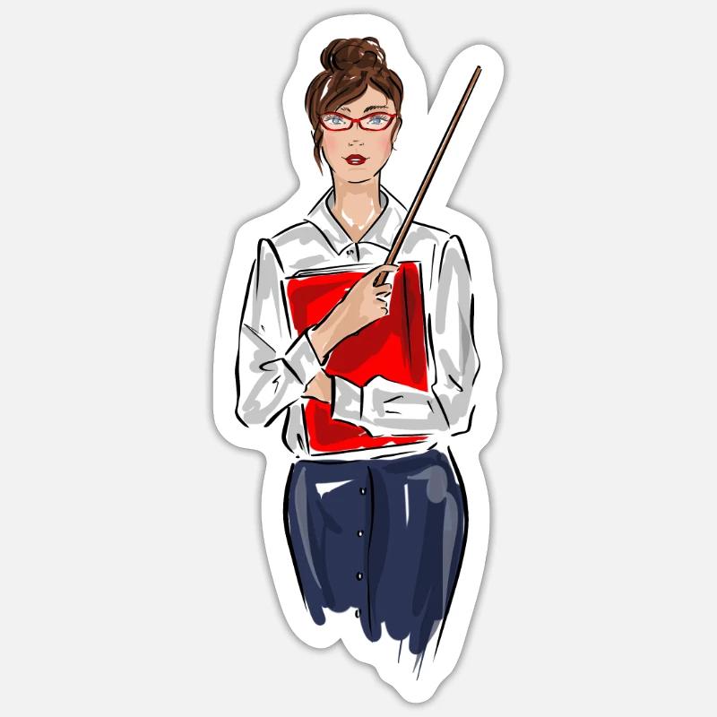 professeur Sticker taille S (10 x 10 cm)