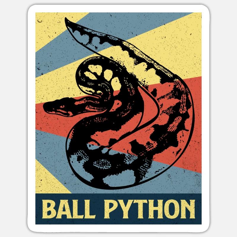 Python Sticker size S (10 x 10 cm)