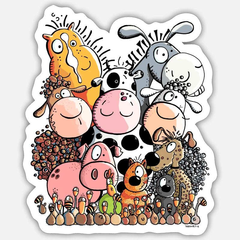 Sticker taille S (10 x 10 cm) - 
