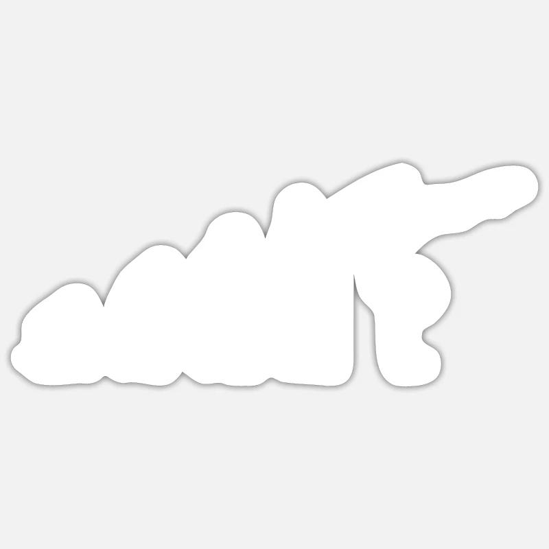 Evolution Turnen Design Sticker Größe S (10 x 10 cm)