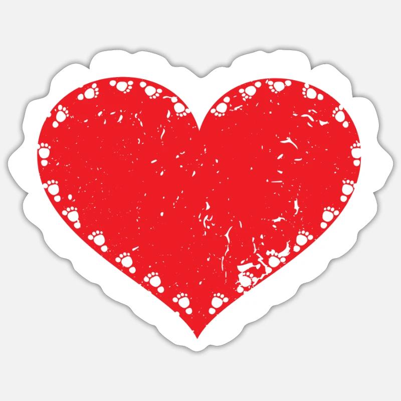 Süßes Herz Umstandsmode Mutterschaft Geschenk Sticker Größe S (10 x 10 cm)