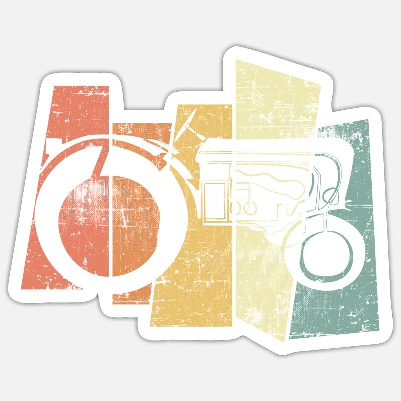 Traktor Bauer Sticker Größe S (10 x 10 cm)