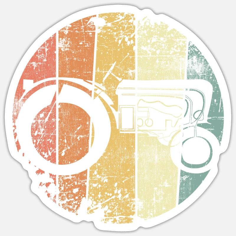 Traktor - Sticker Größe S (10 x 10 cm) - Mattweiß