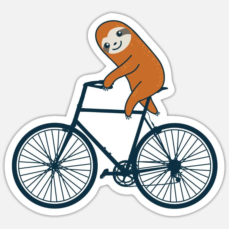 bicycle Sticker size S (10 x 10 cm)