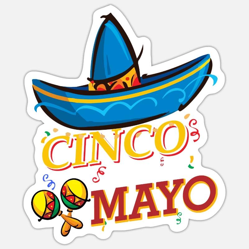 cinco de mayo - 5 de mayo Sticker size S (10 x 10 cm)