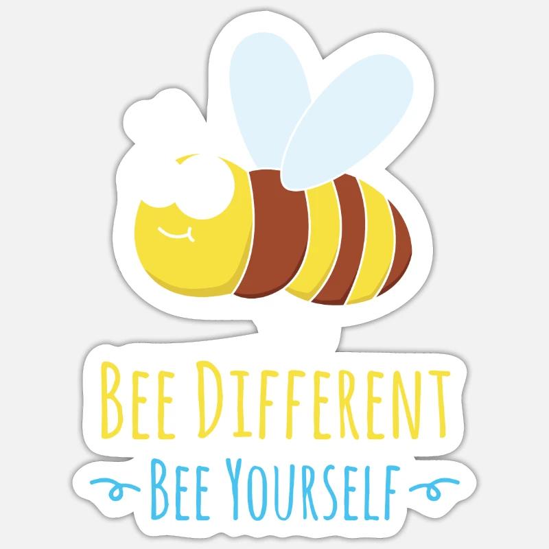 bees Sticker size S (10 x 10 cm)