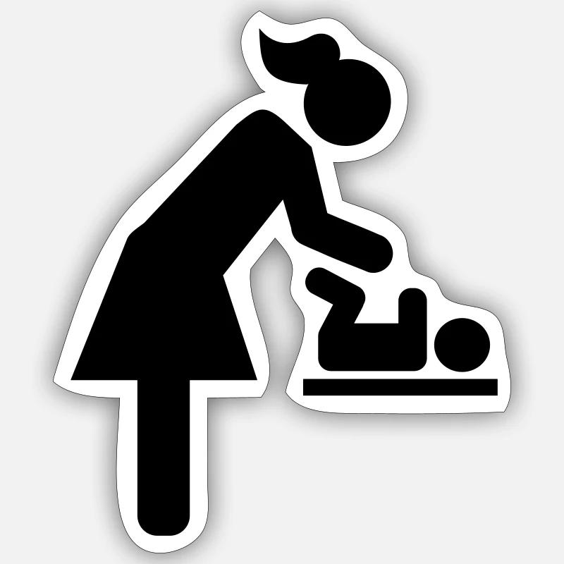 Bébé Sticker taille S (10 x 10 cm)