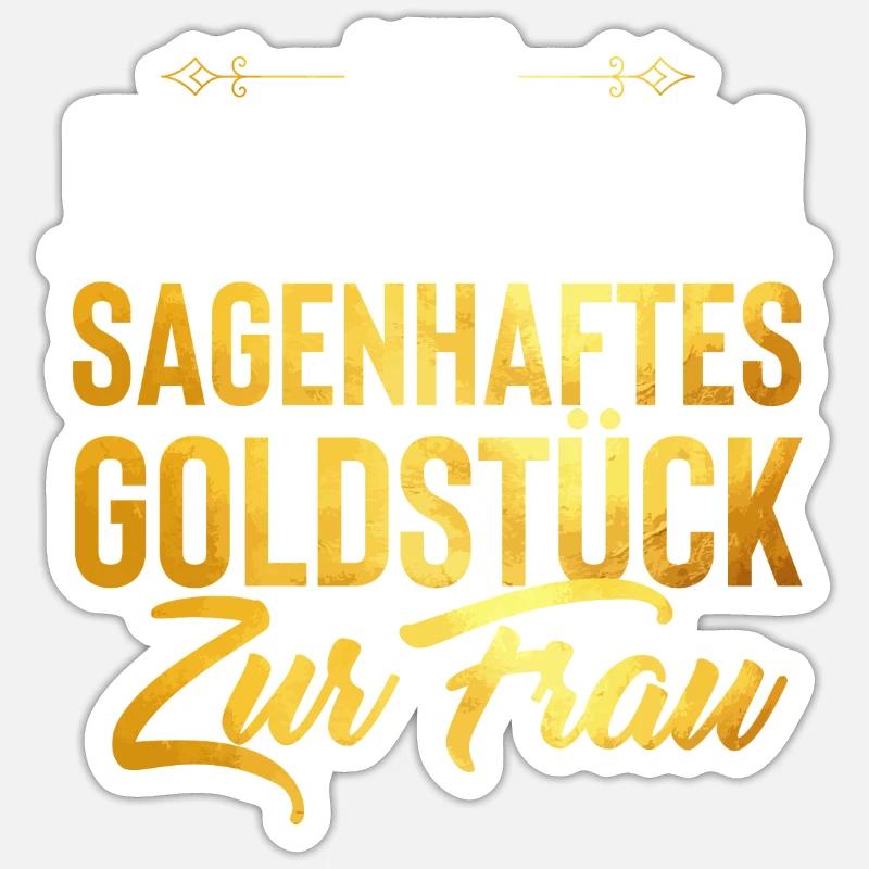 EX-Mann Scheidung Ehefrau Sticker Größe S (10 x 10 cm)