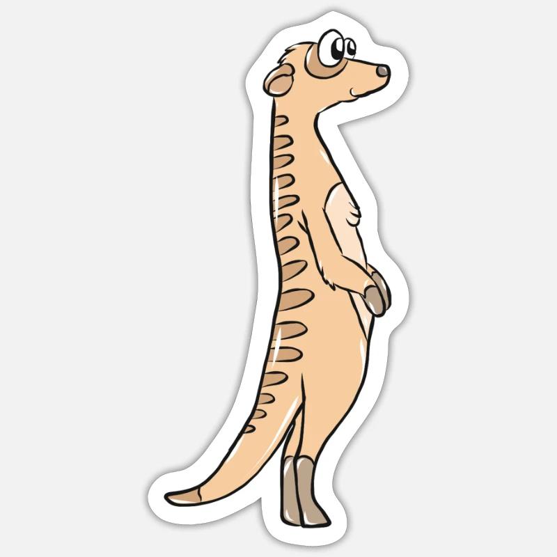 suricates Sticker taille S (10 x 10 cm)