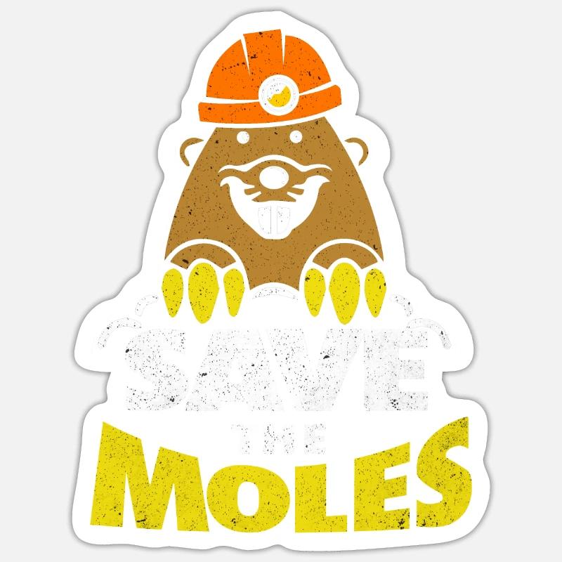 Mole Sticker size S (10 x 10 cm)