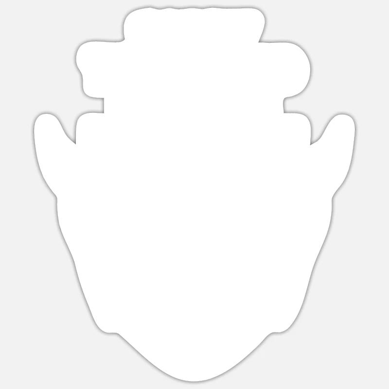 Bart Bärtig Bartträger Hipster Vollbart Geschenk Sticker Größe S (10 x 10 cm)