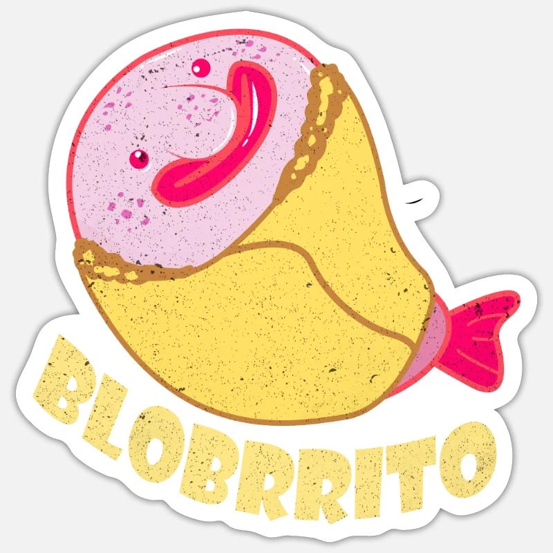 Blobfish - Sticker size S (10 x 10 cm) - white matte