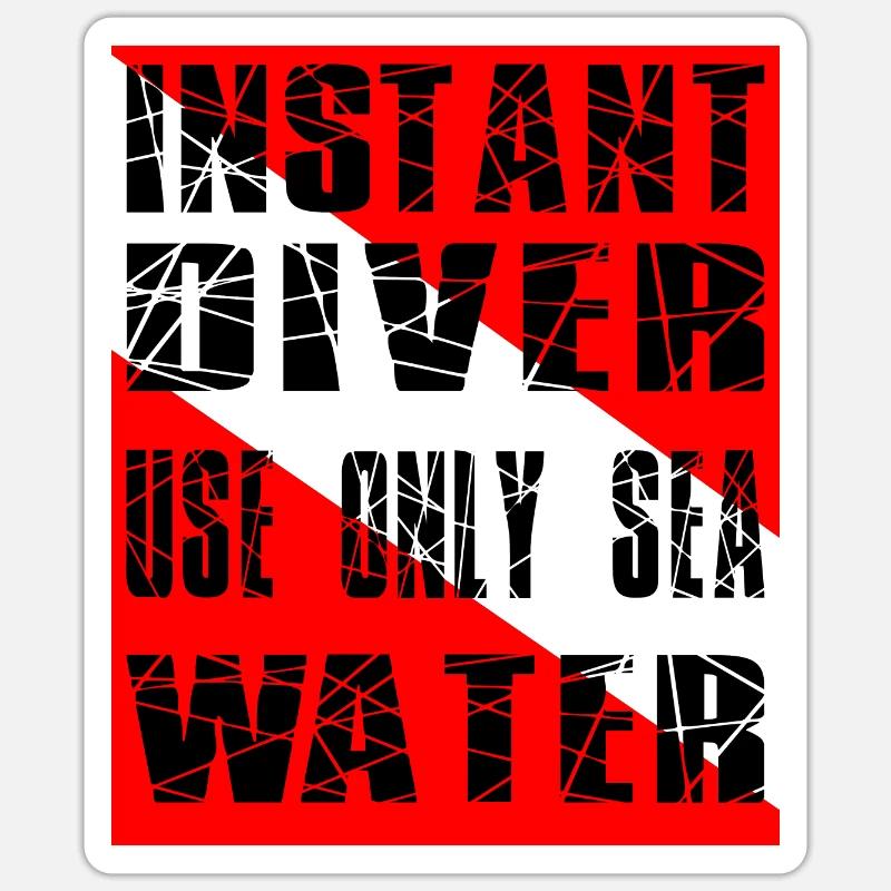 DIVER DE L’INSTANT Sticker taille S (10 x 10 cm)