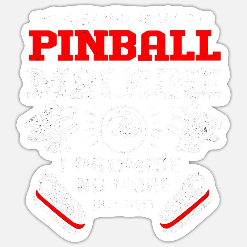 Flipper - Sticker taille S (10 x 10 cm) - blanc mat