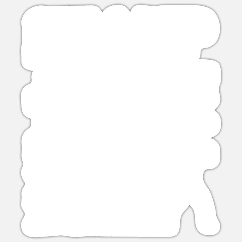 baseball - Sticker size S (10 x 10 cm) - white matte