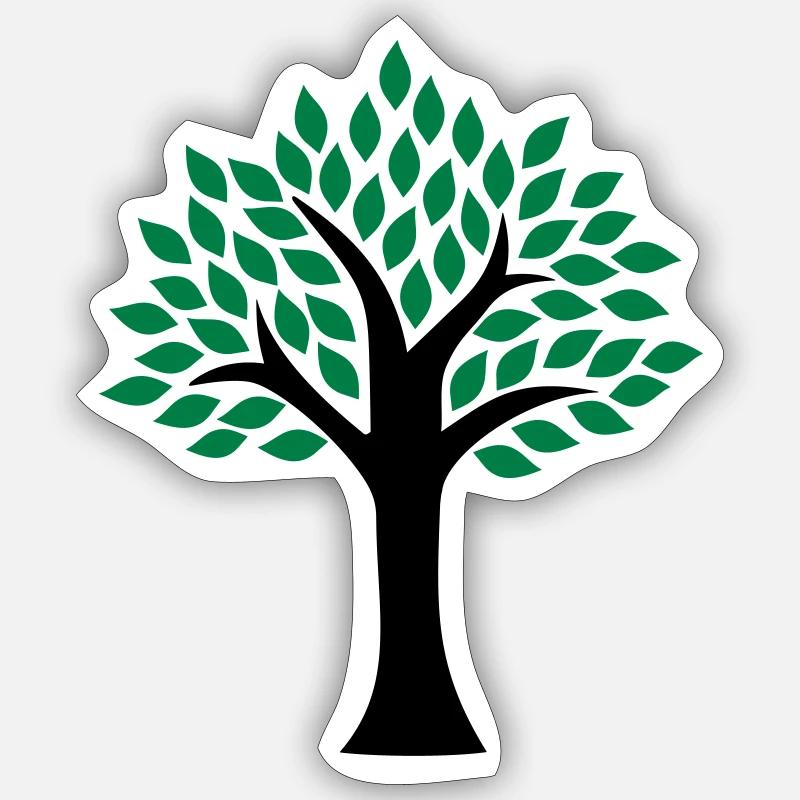 Baum Sticker Größe S (10 x 10 cm)