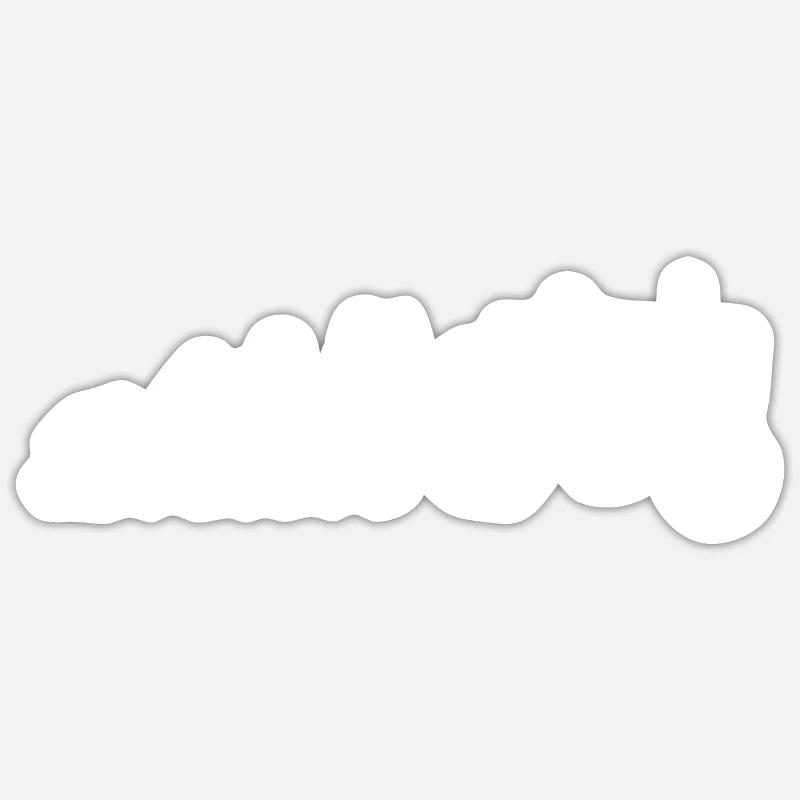 Bauer - Sticker Größe S (10 x 10 cm) - Mattweiß