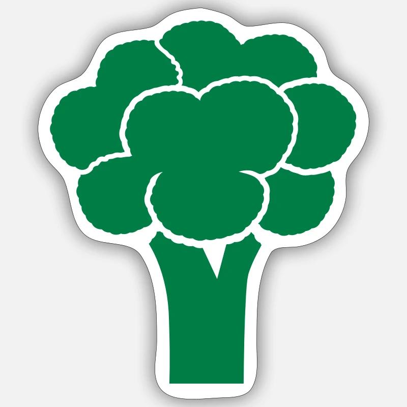 Broccoli Sticker size S (10 x 10 cm)