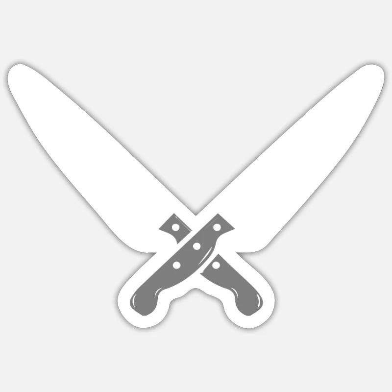 Koch Kochen Restaurant Chef Sticker Größe S (10 x 10 cm)