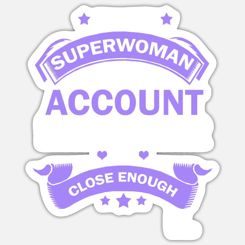 Comptable Bilan comptabilité bénéfice cadeau Sticker taille S (10 x 10 cm)