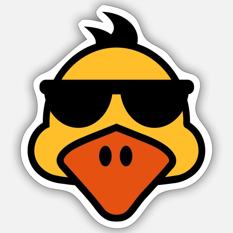 Canard Sticker taille S (10 x 10 cm)