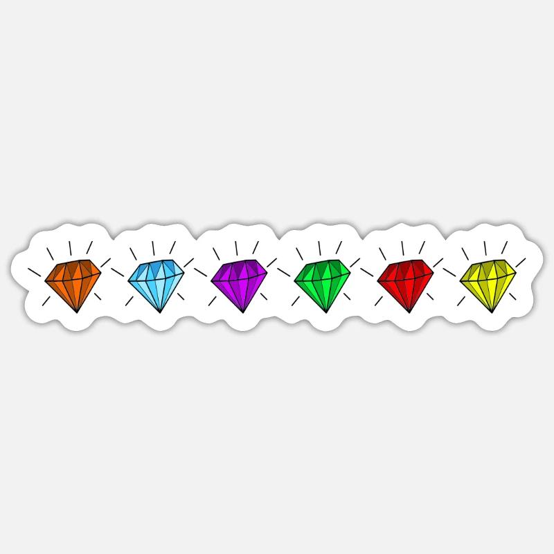 Pierres Infinity - Sticker taille S (10 x 10 cm) - blanc mat