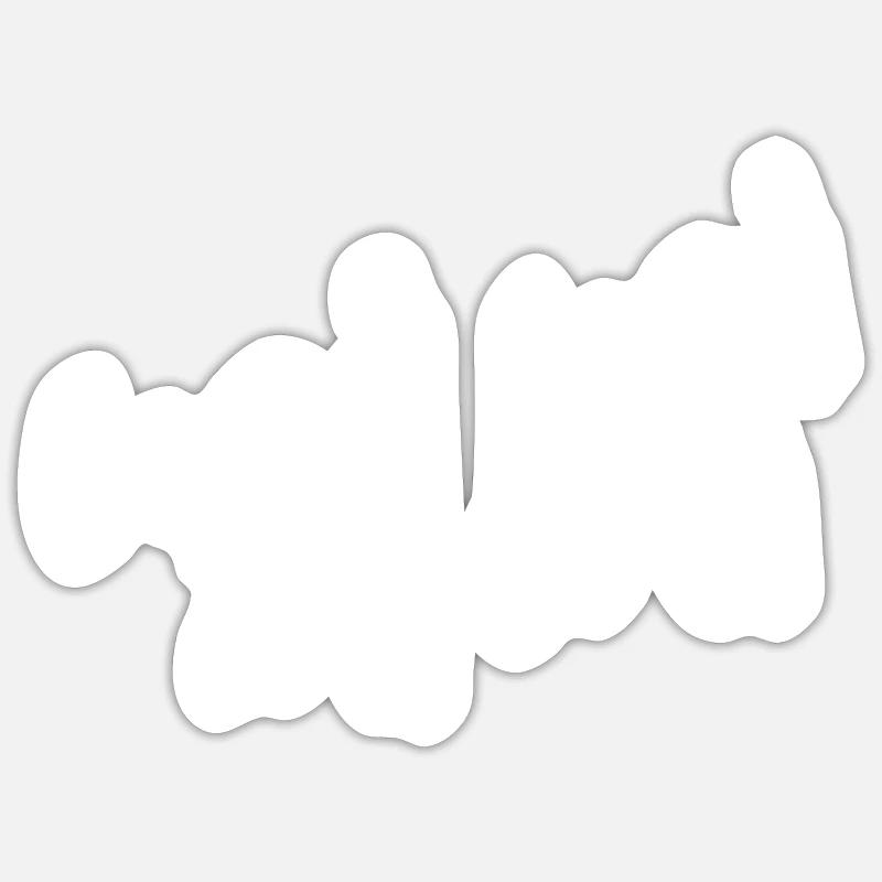 Mimimi - Sticker size S (10 x 10 cm) - white matte