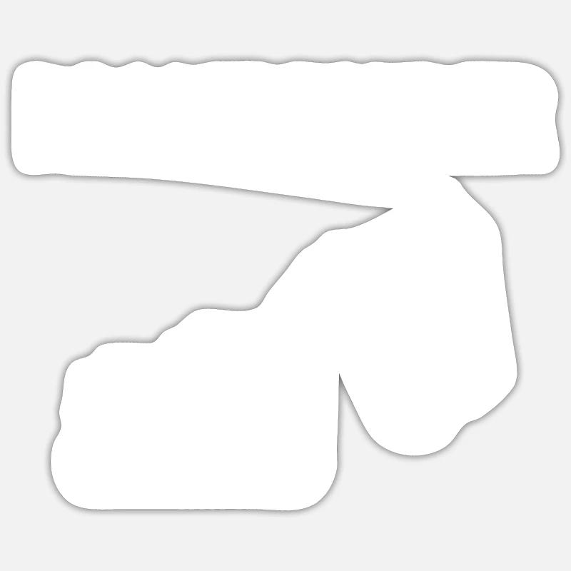 Baggerfahrer Bagger fahren Beruf - Sticker Größe S (10 x 10 cm) - Mattweiß
