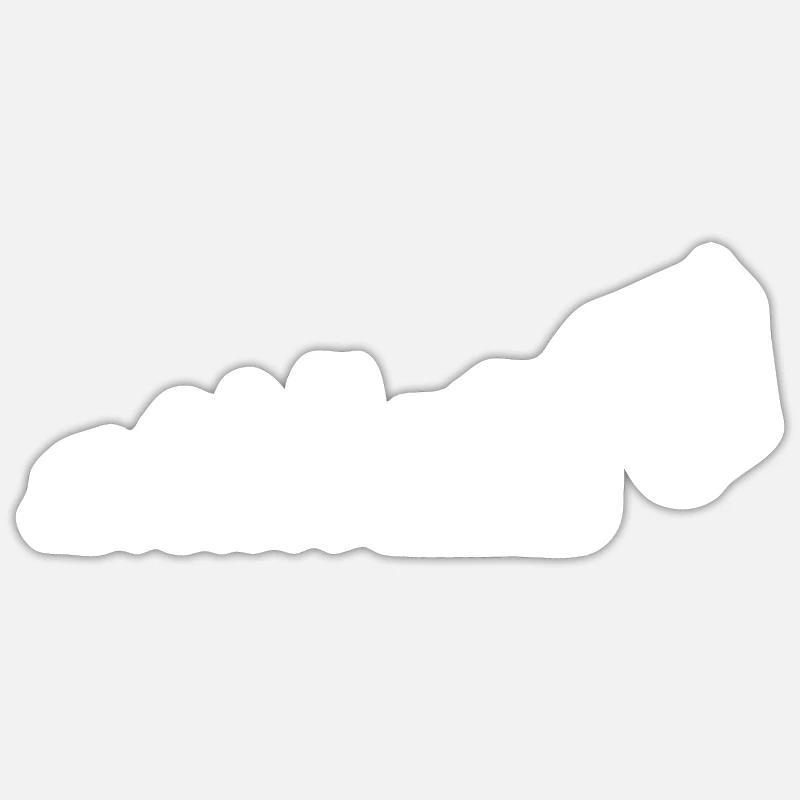 excavator operator Sticker size S (10 x 10 cm)