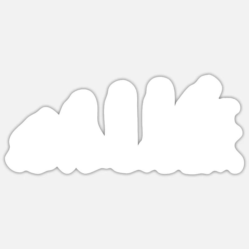Cricket Evolution - Sticker size S (10 x 10 cm) - white matte