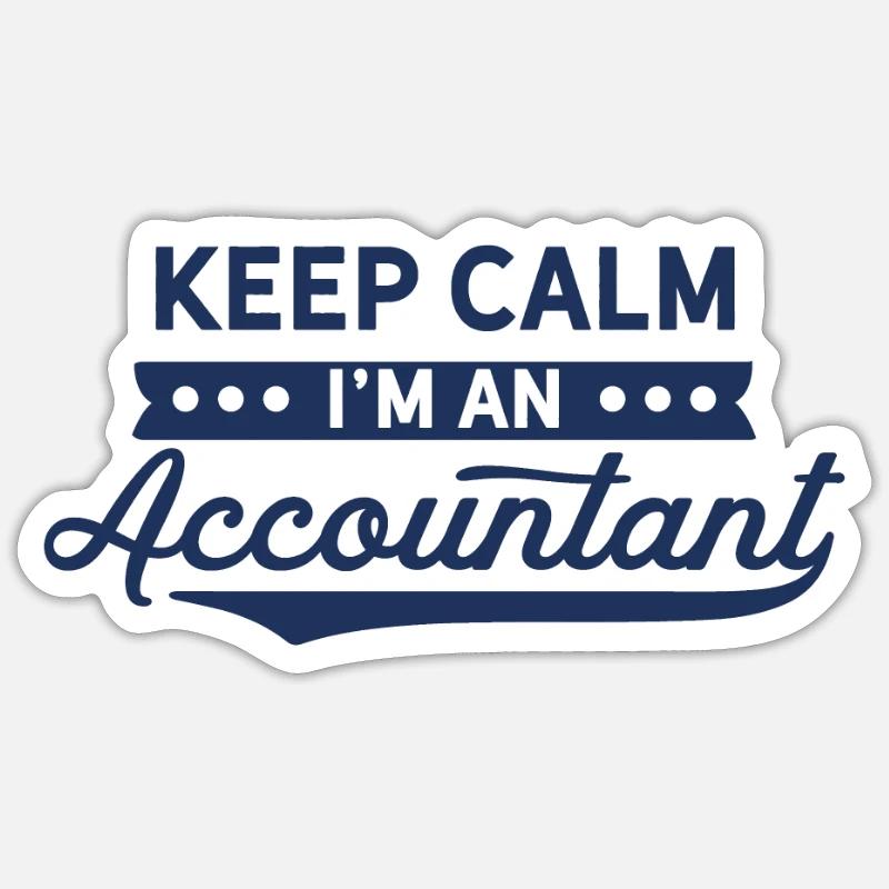 Comptable Comptable Sticker taille S (10 x 10 cm)