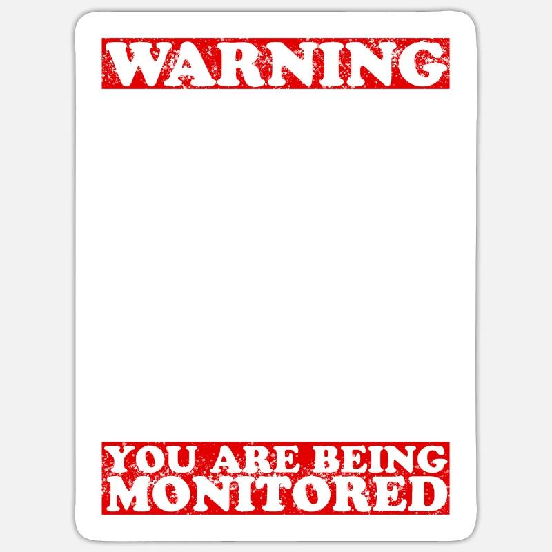 Lustiger Spruch Geschenk Witziger Spruch Spass - Sticker Größe S (10 x 10 cm) - Mattweiß
