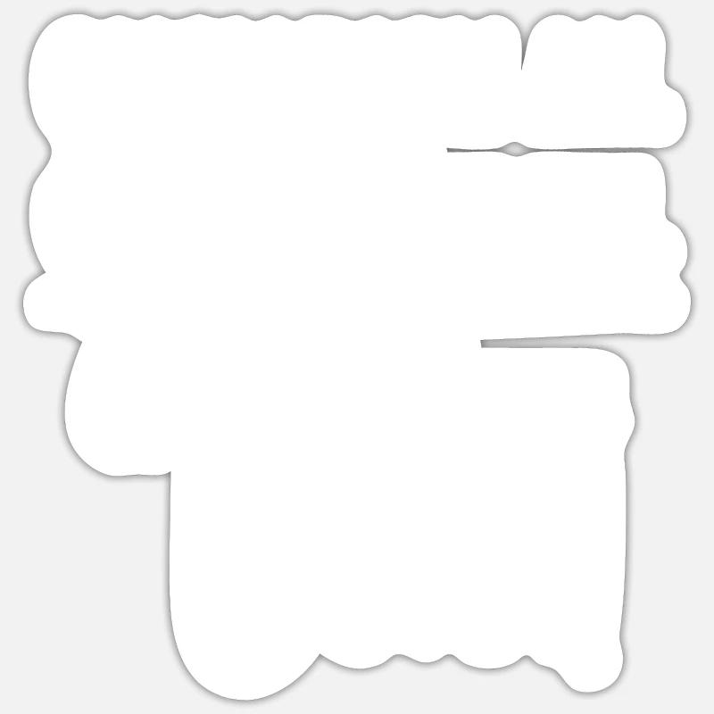 Niveau complètement différent! - Sticker taille S (10 x 10 cm) - blanc mat